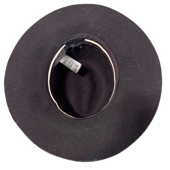 Rag & Bone Wool Floppy Brim Black Fedora Small main image 4